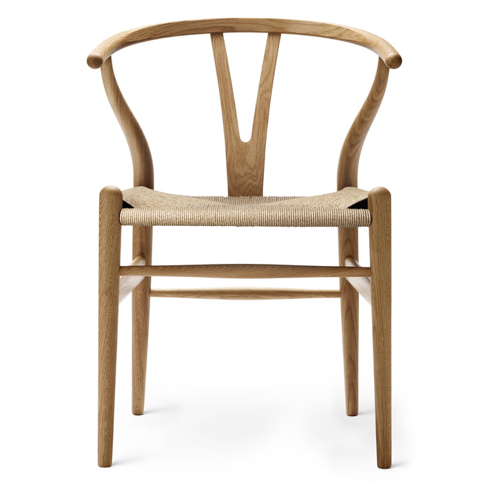 CH24 Wishbone Chair van Carl Hansen in geolied eikenhout / vlechtwerk naturel