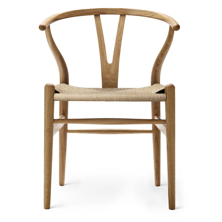 CH24 Wishbone Chair van Carl Hansen in geolied eikenhout / vlechtwerk naturel