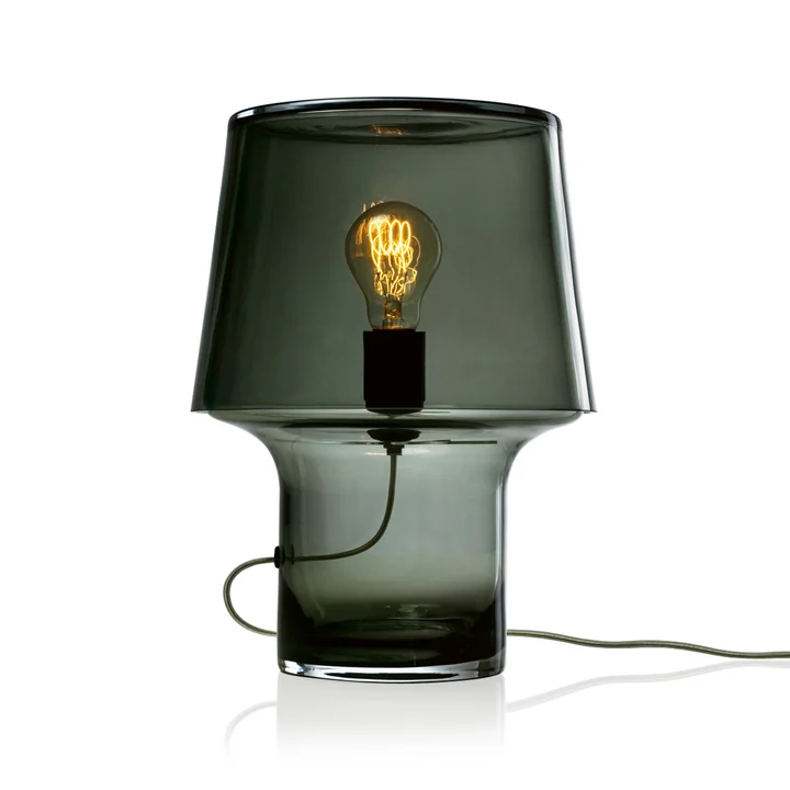 Muuto - Gezellig in grijze tafellamp, transparant grijs