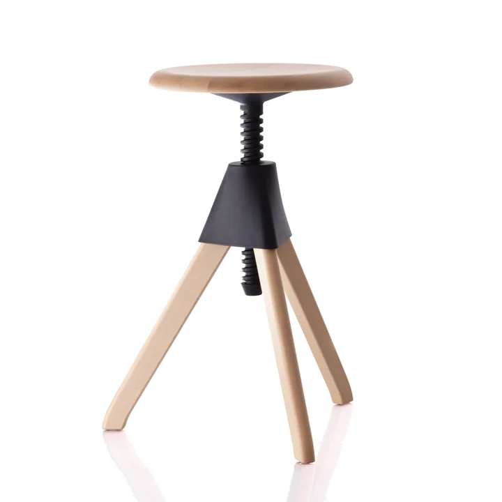 Magis - Jerry The Wild Bunch Stool (50-60cm), zwart