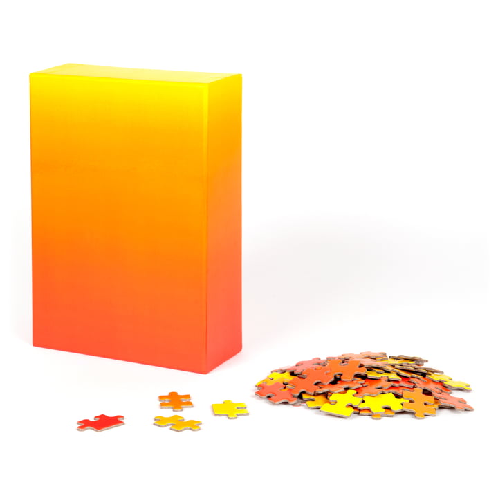 Areaware - Gradient Puzzle , rood / geel