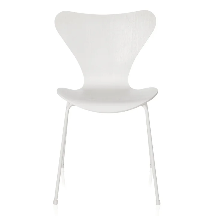 Fritz Hansen - Serie 7 stoel, monochroom wit, 4 6. 5 cm