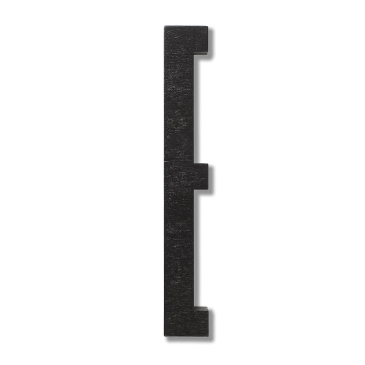 Houten letters binnenshuis E van Design Letters in zwart