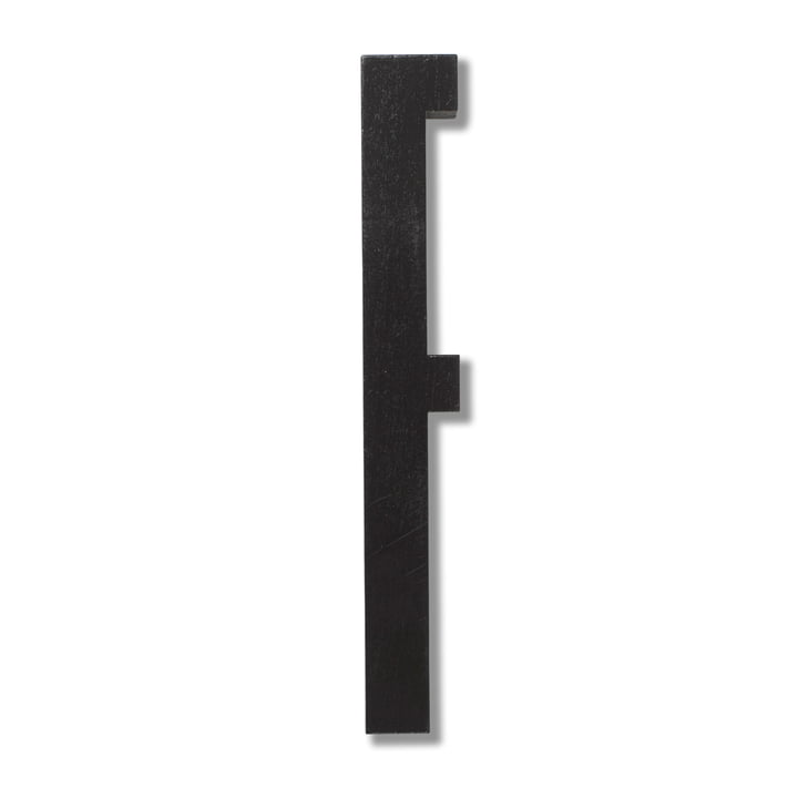 Houten Letters Indoor F van Design Letters in zwart
