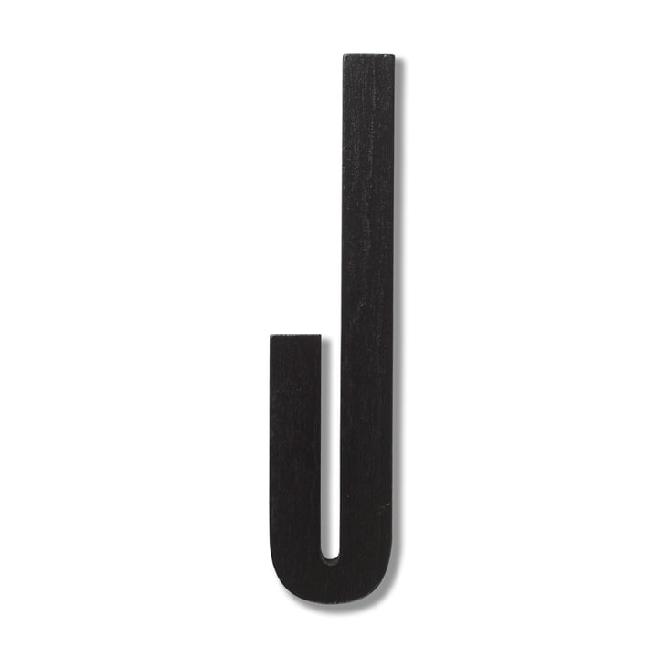Houten Letters Indoor J van Design Letters in zwart
