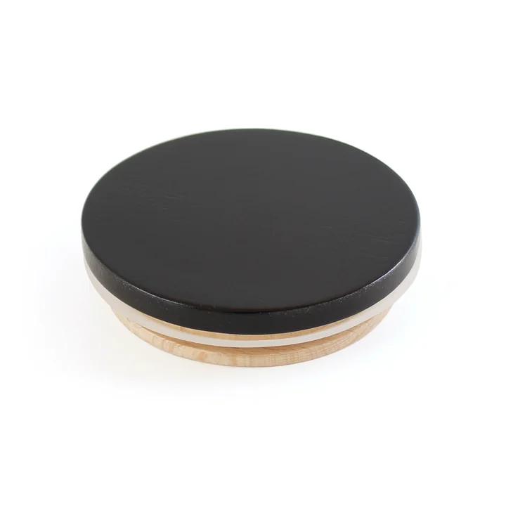 Ontwerpbrieven - Hoes voor de AJ porseleinen bekers, zwart