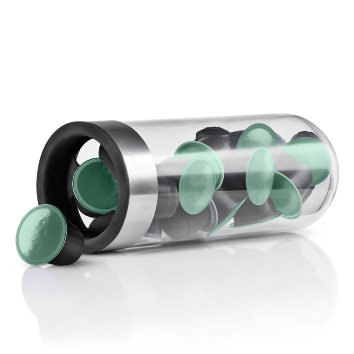 Eva Solo - Koffiecapsule Dispenser, horizontaal met groene capsules