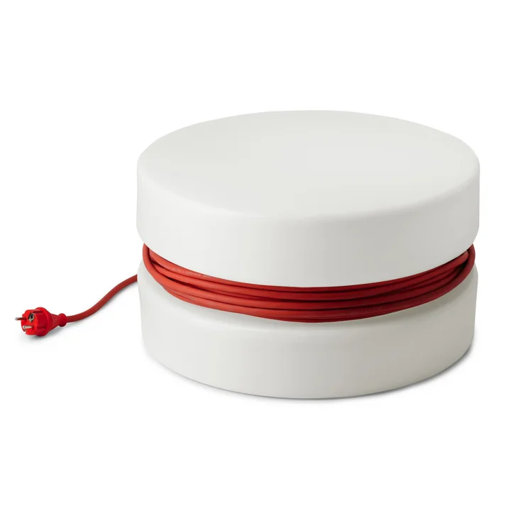 Yoyo vloerlamp Ø 47,5 cm van Authentics in wit/rood
