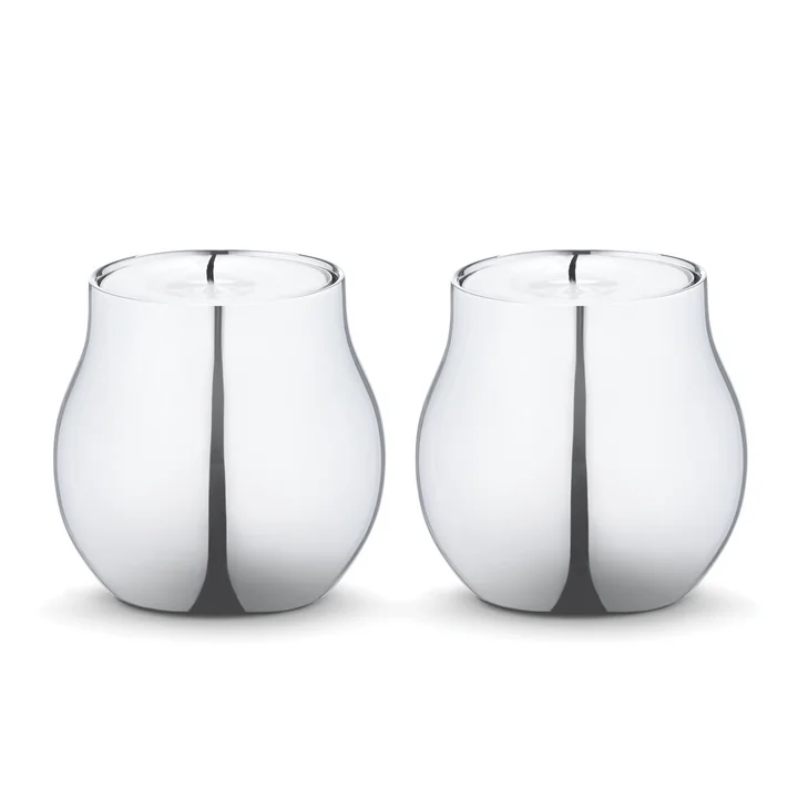 Georg Jensen - Cafu Tealight Roestvrij staal (set van 2)