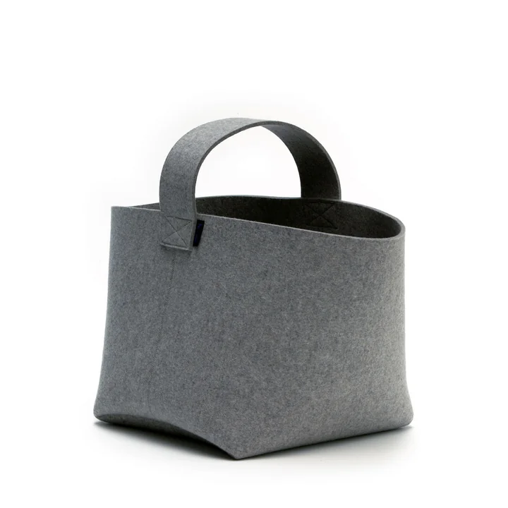 Hey Sign - Brandhouten mandje klein, antraciet