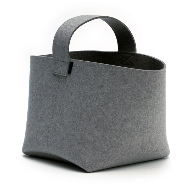 Hey Sign - Brandhouten mand groot, antraciet