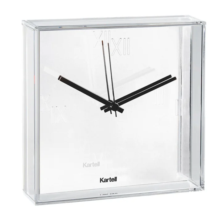 Kartell - Tic & Tac Wandklok, wit