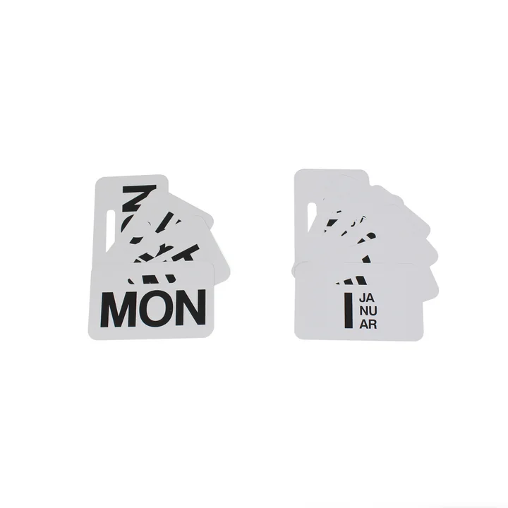 Danese Milano - Formosa Spare letters (zwart) - Duits