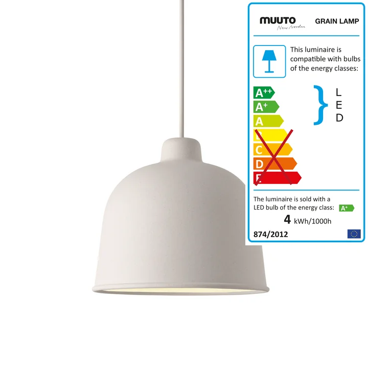 Muuto - Graanhangerlamp, wit