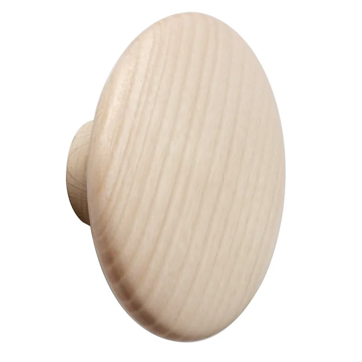 Muuto - Wandhaak " The Dots " enkel, essen natuur, groot