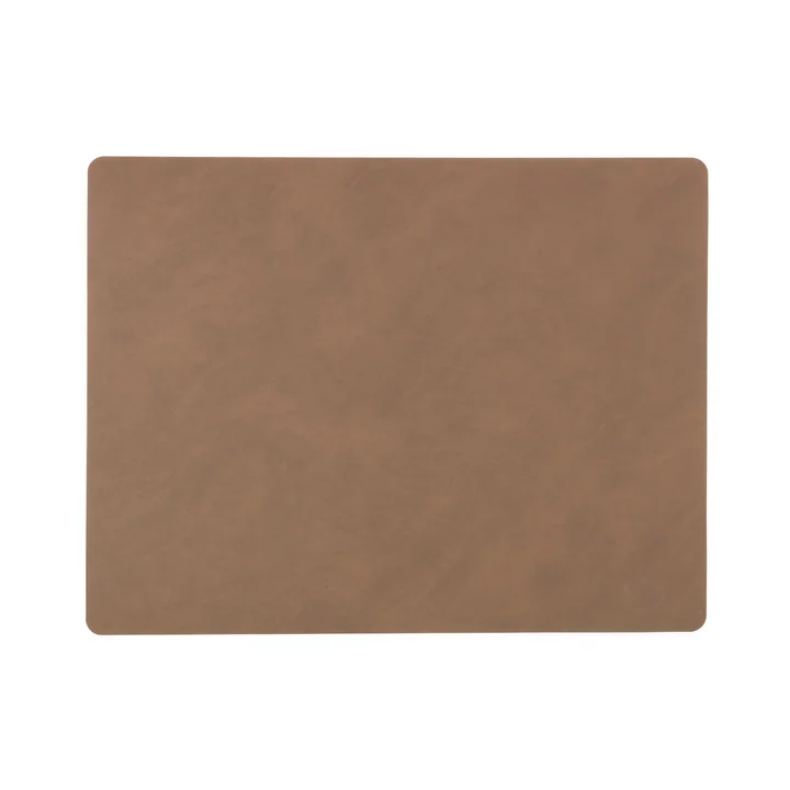 Placemat Square L 35 x 45 cm van Lind DNA in Nupo Bruin