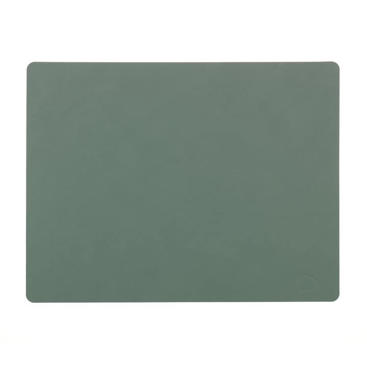Placemat Square L 35 x 45 cm van LindDNA in Nupo Pastel groen
