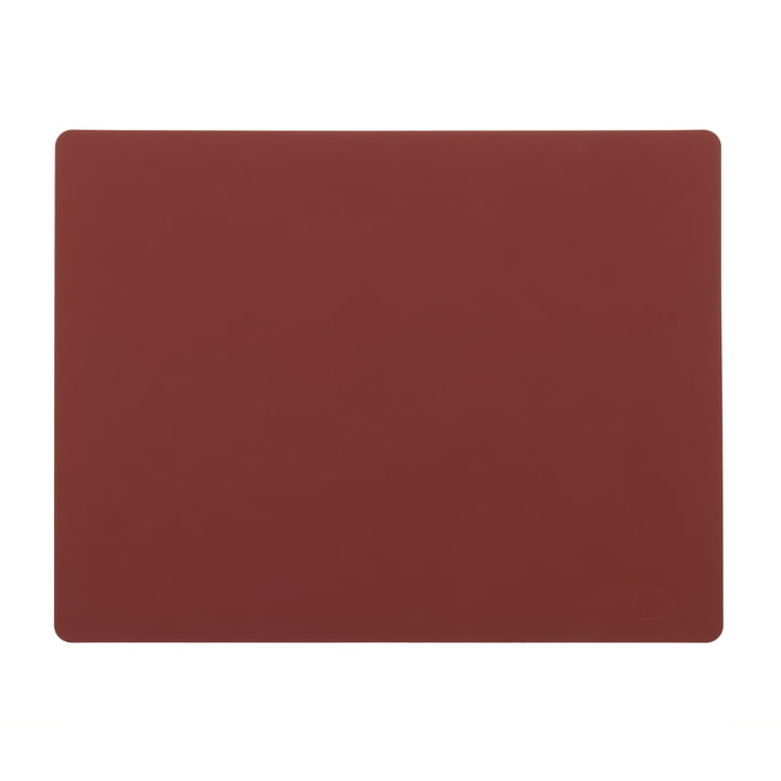 Placemat Square L 35 x 45 cm van LindDNA in Nupo Rood