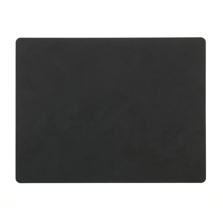 Placemat Square L 35 x 45 cm van Lind DNA in Nupo zwart