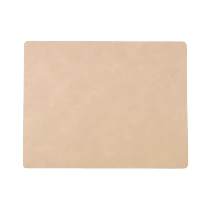 Placemat Square L 35 x 45 cm van Lind DNA in Nupo Sand