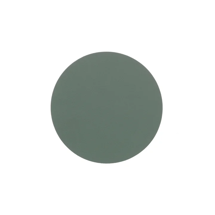 Glazen onderzetter rond Ø 10 cm van Lind DNA in Nupo pastel groen