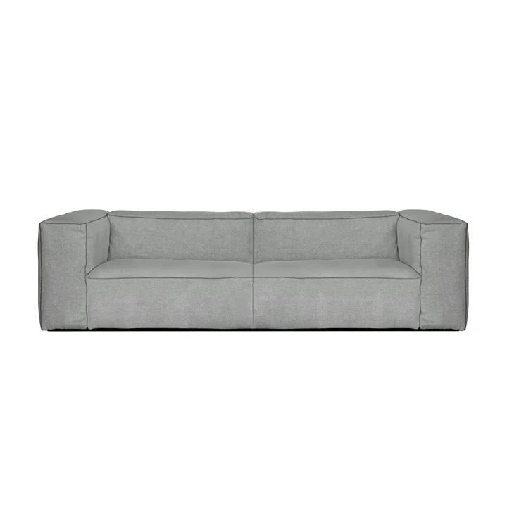 HAY - Mags Soft Sofa 2,5 zits, combinatie 1, lichtgrijs ( Hallingdal 130) / naden: donkergrijs