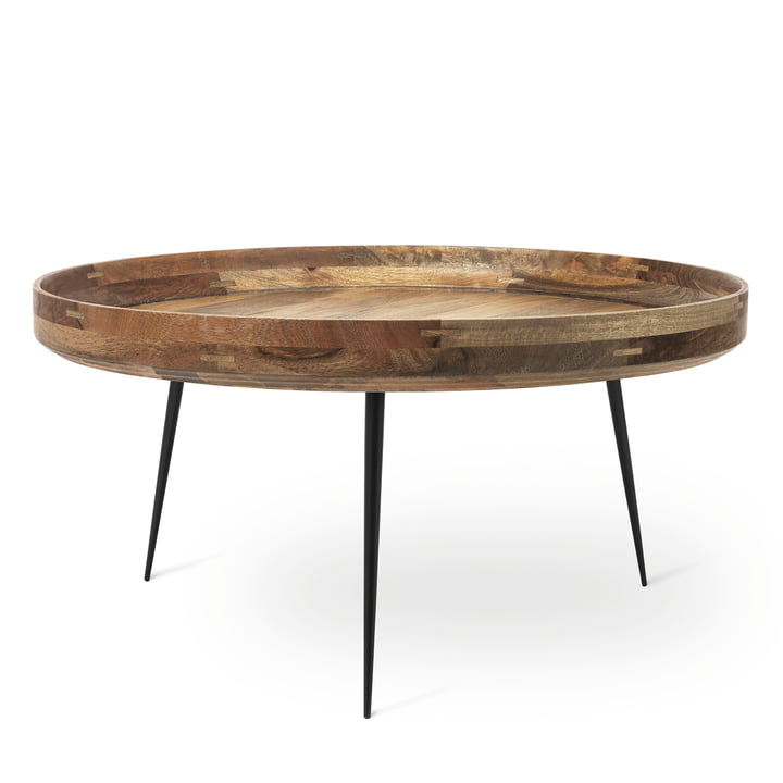 Bowl Table in XL van Mater gemaakt van mangohout in de natuur