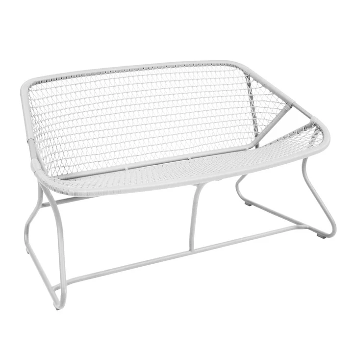 Sixties Bench Fermob in katoen wit