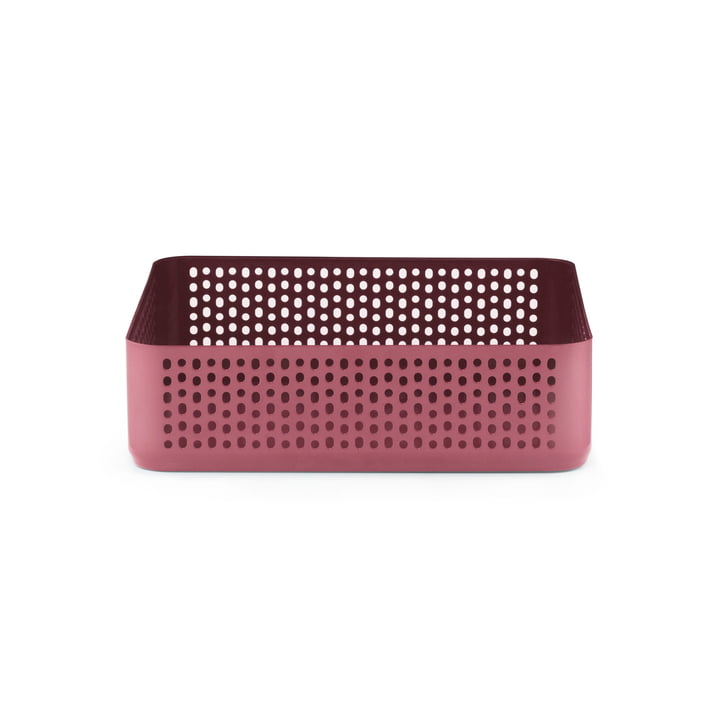 Nic Nac Organizer 22.5 x 2 5 x 22.5 x 6h cm van Normann Copenhagen in donkerrood