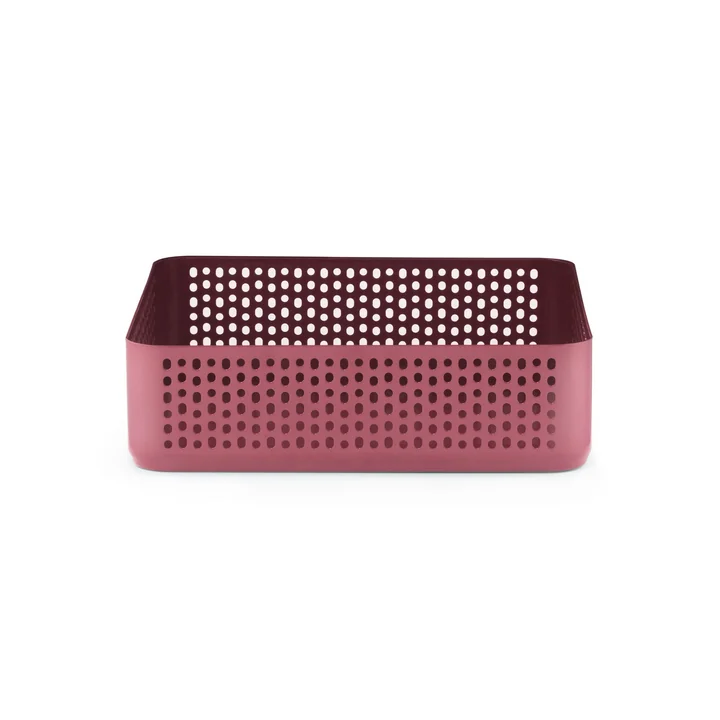 Nic Nac Organizer 22.5 x 2 5 x 22.5 x 6h cm van Normann Copenhagen in donkerrood