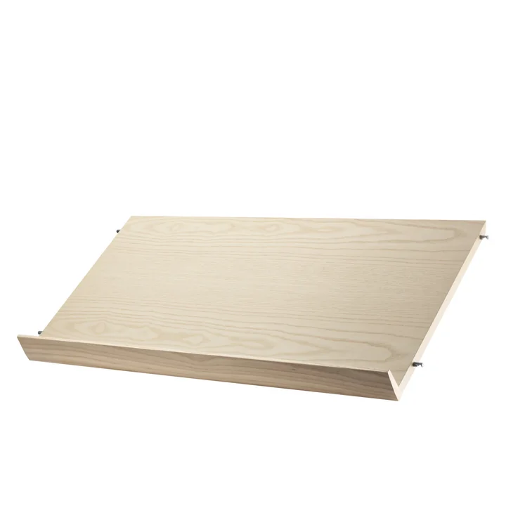 Tijdschriftenplank 78 x 30 cm van String in essenhout