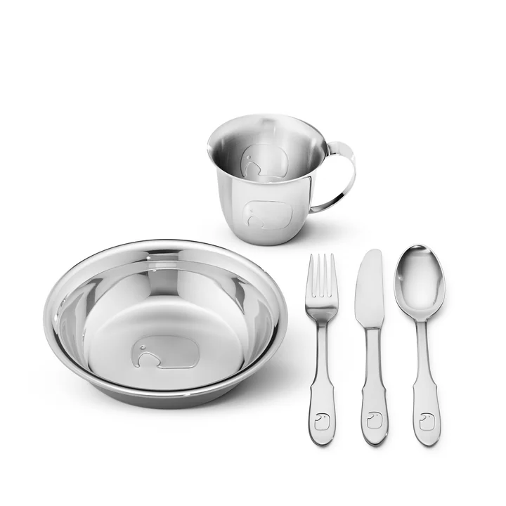 Elephant Kids Dinnerware set van Georg Jensen