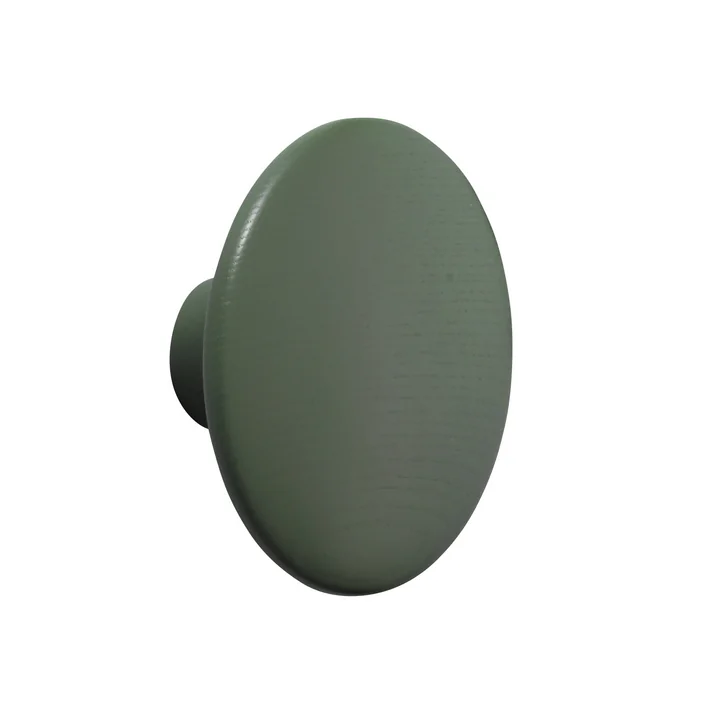 Wandhaak "The Dots" single medium van Muuto in dusty green