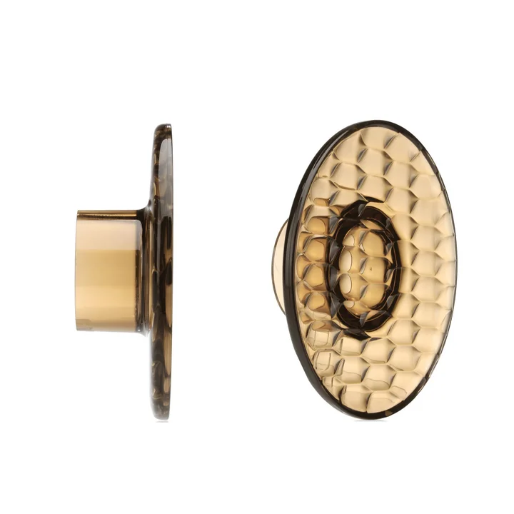 Jellies kapstokhaken Ø 19 cm van Kartell in amber