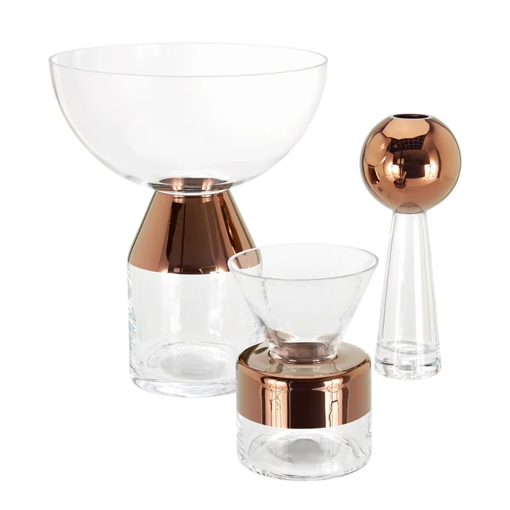 Tank glazen vazen van Tom Dixon