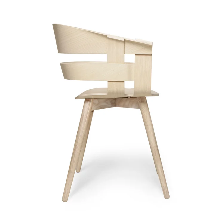 The Wick Chair Wood in ash van Design House Stockholm