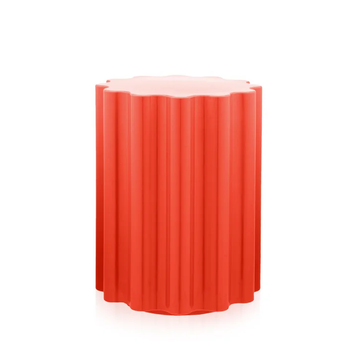 Colonna krukje / bijzettafel van Kartell in rood