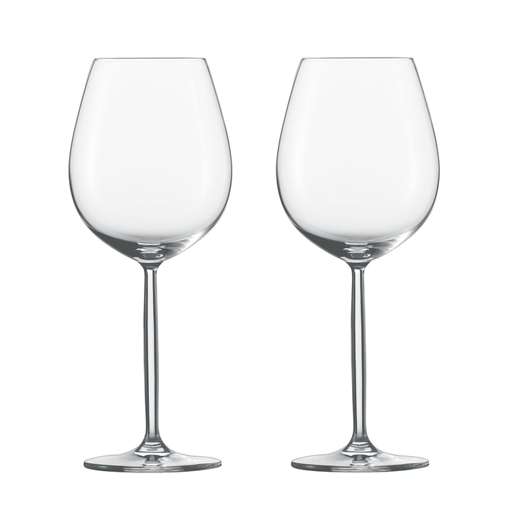 Diva glas voor rode wijn en water (set van 2) van Schott Zwiesel