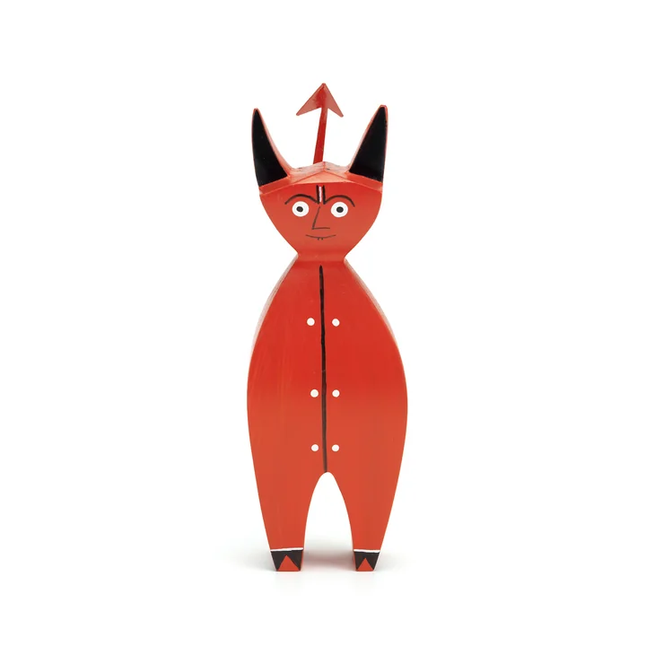 De houten poppen Little Devil van Vitra