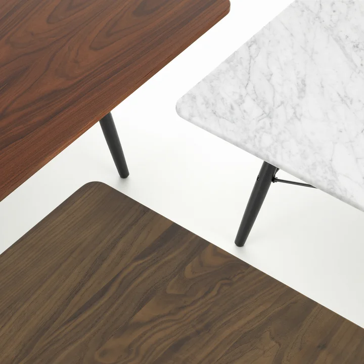 De Eames salontafel van Vitra.