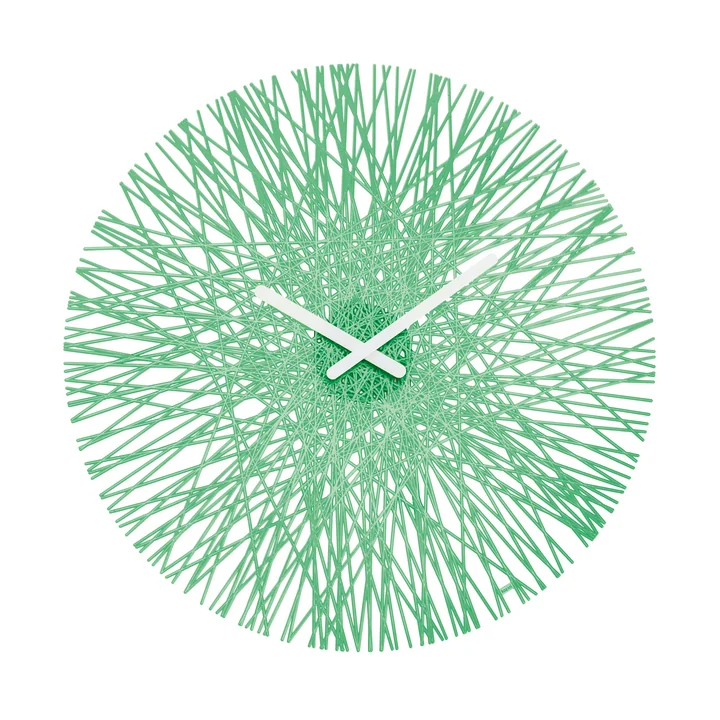 Zijden wandklok van Koziol in munt