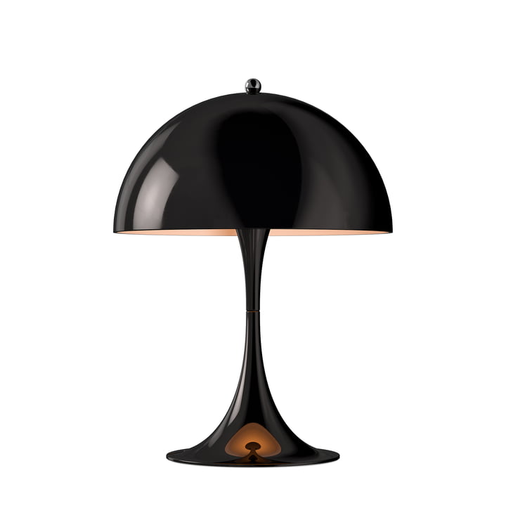 Panthella Mini Tafellamp Ø 25 cm van Louis Poulsen in zwart