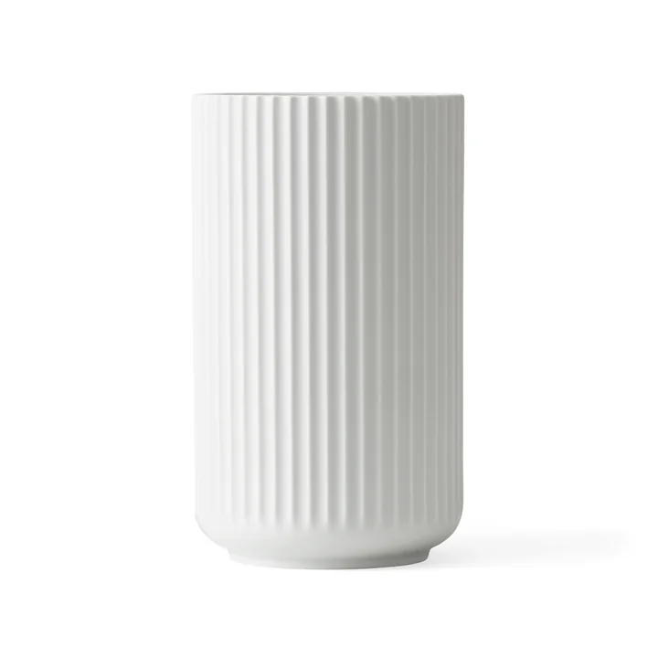 Lyngbyvase H 20,5 cm van Lyngby Porcelæn wit