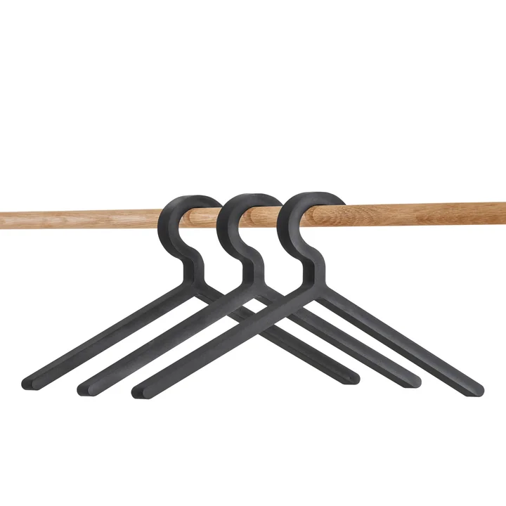 Illusion Hanger (set van 3) van Woud in zwart