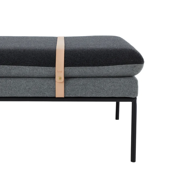 The Ferm Living - Turn Daybed wool in donkergrijs