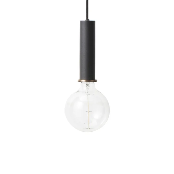 De Ferm Living - Socket pendelarmatuur Hoog in zwart