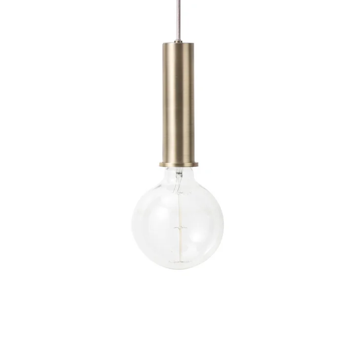 De Ferm Living - Socket pendelarmatuur Hoog in messing