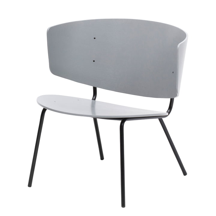 Herman Lounge Chair van ferm Living in lichtgrijs