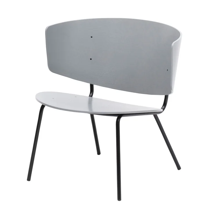 Herman Lounge Chair van Ferm Living in lichtgrijs