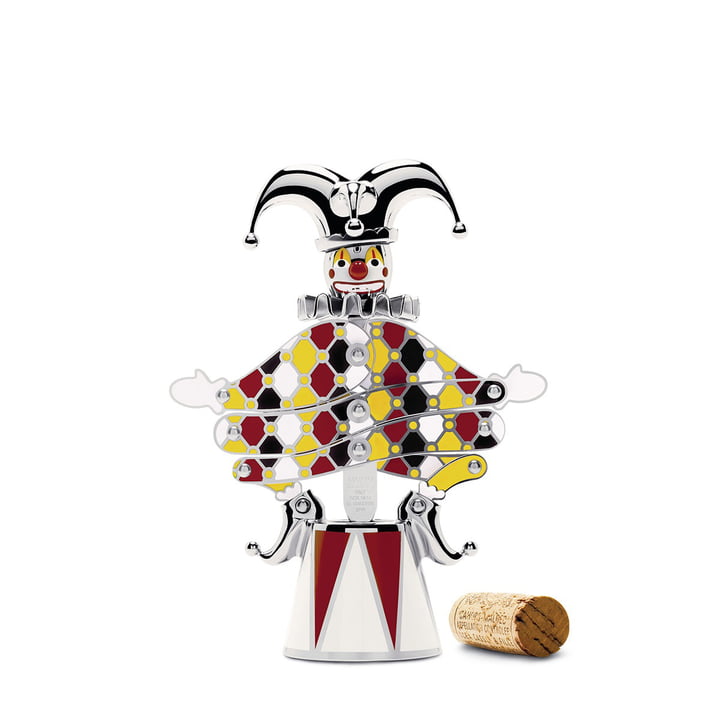 De narrenkurkentrekker (Limited Edition) van Alessi